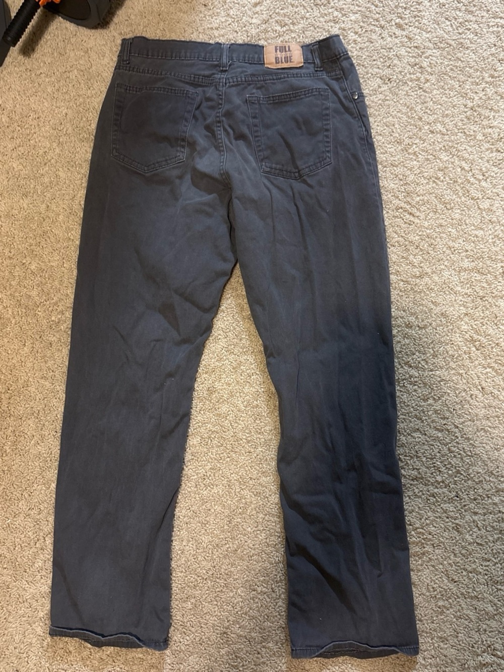 Men’s Casual Straight-Leg Jeans in Dark Navy